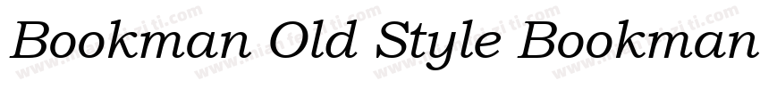 Bookman Old Style BookmanOldStyle字体转换